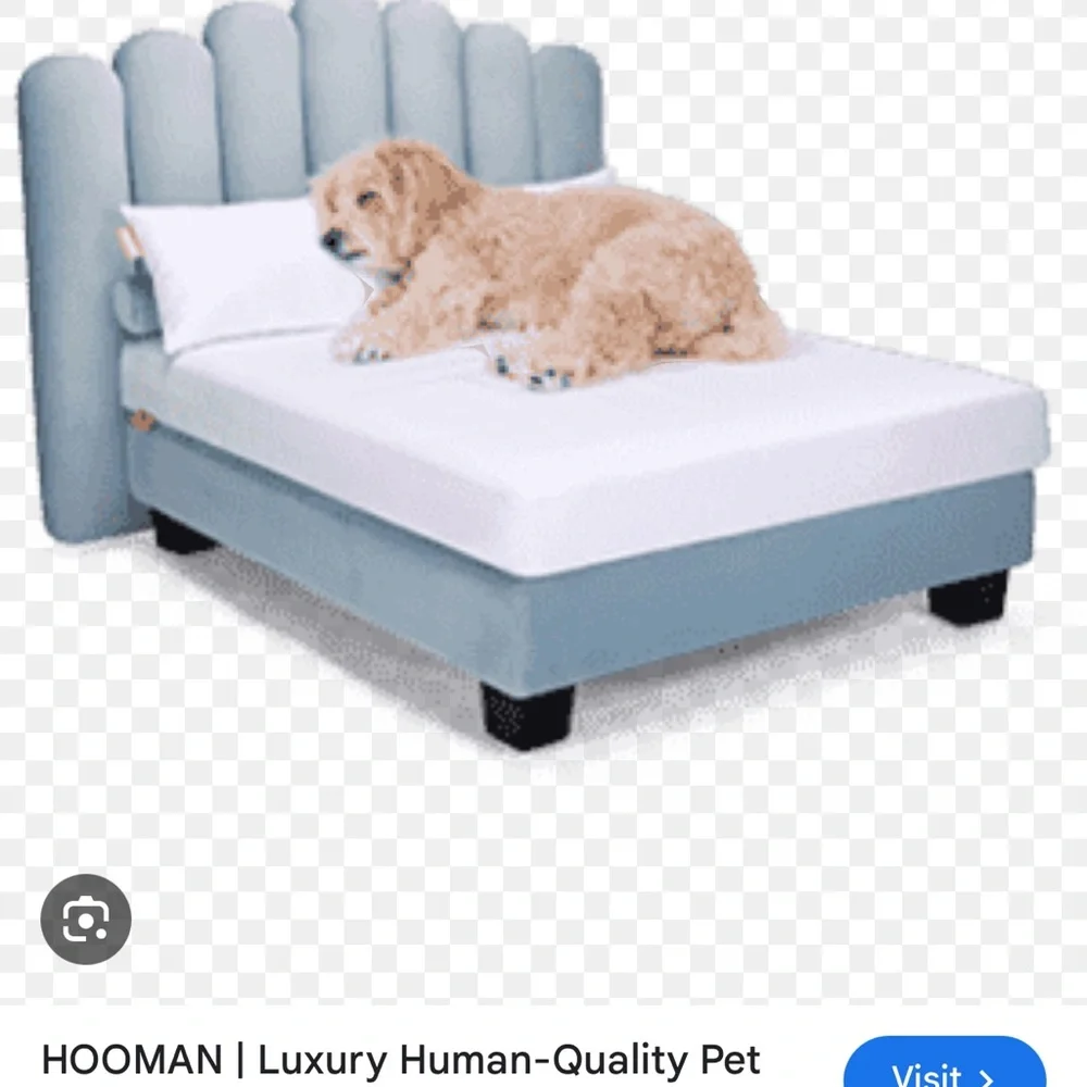 Luxury Pet Bed with Headboard